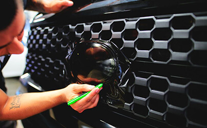 car logo wrapping