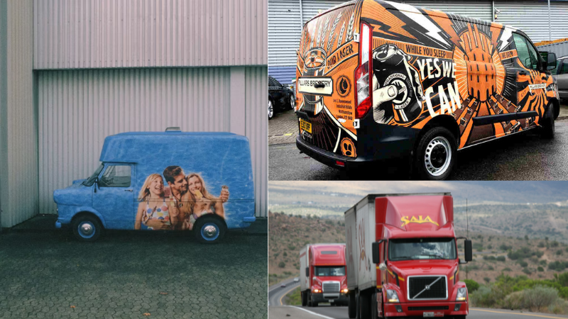 Automobile Advertising Wraps